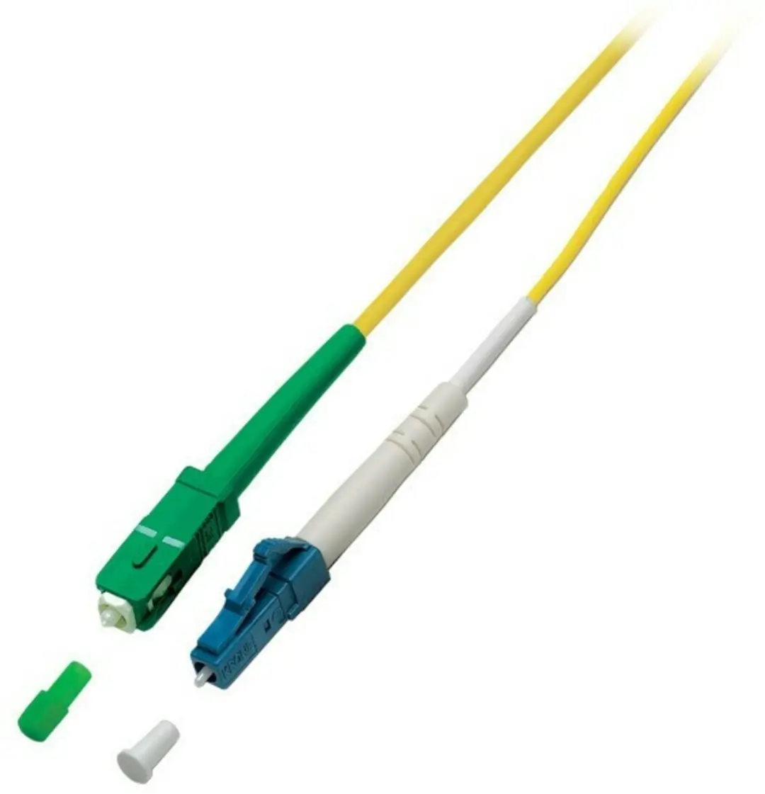 Danicom OS2 simplex glasvezel kabel SC/APC-LC 2m