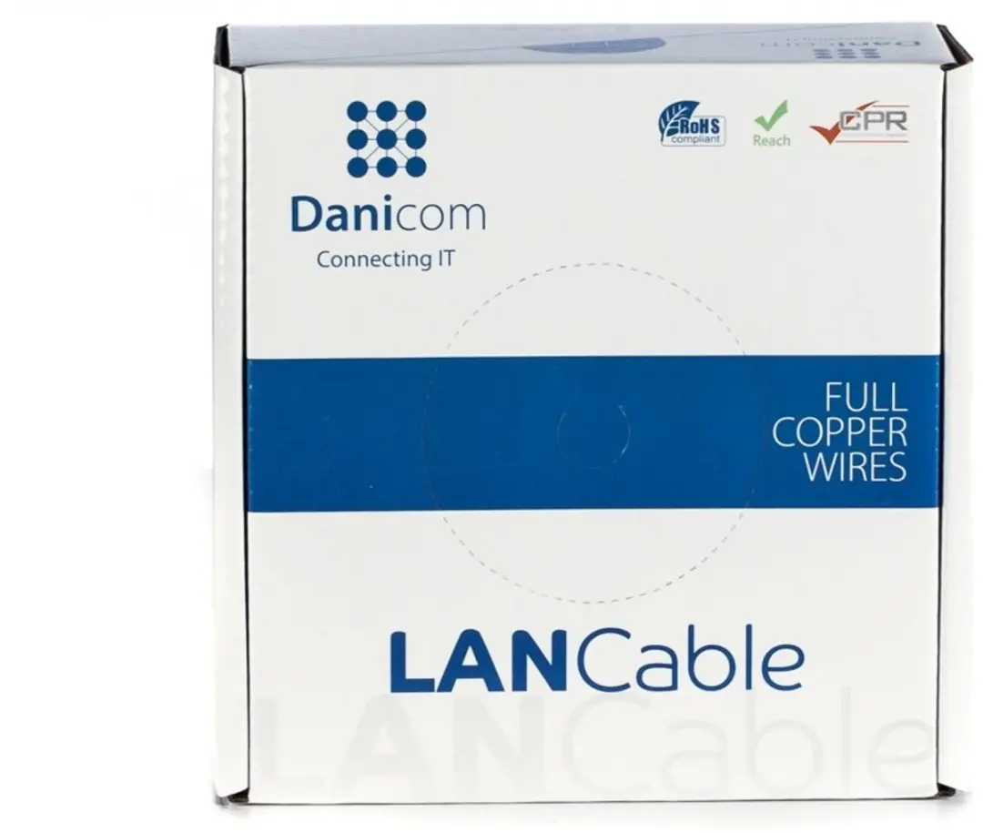 Danicom DC-FTP5E-50S-DCA CAT5e FTP Netwerkkabel - Blauw - afbeelding 2 van 3