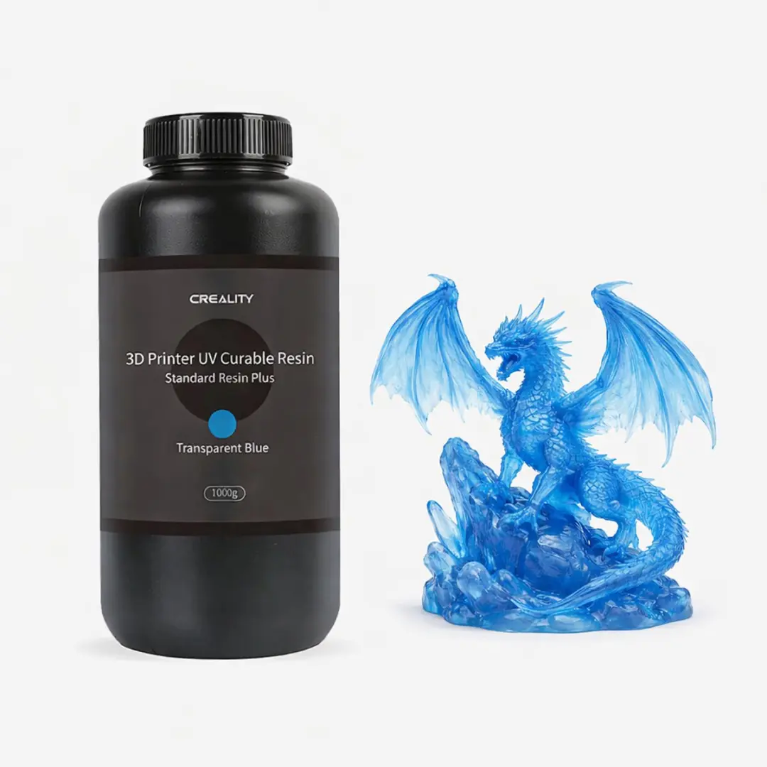 Resin Creality UV Resin Transparant Blauw 1kg