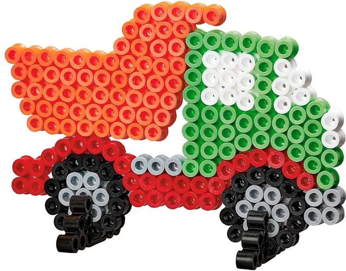 Hama MAXI Voertuigen Strijkparels Set - 4 Stuks - Transparant