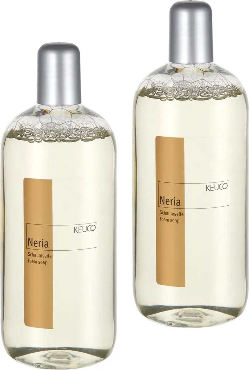 KEUCO Schuimzeep set van 2, geur Neria, inhoud 2 x 500 ml, pH-neutraal, geschikt
