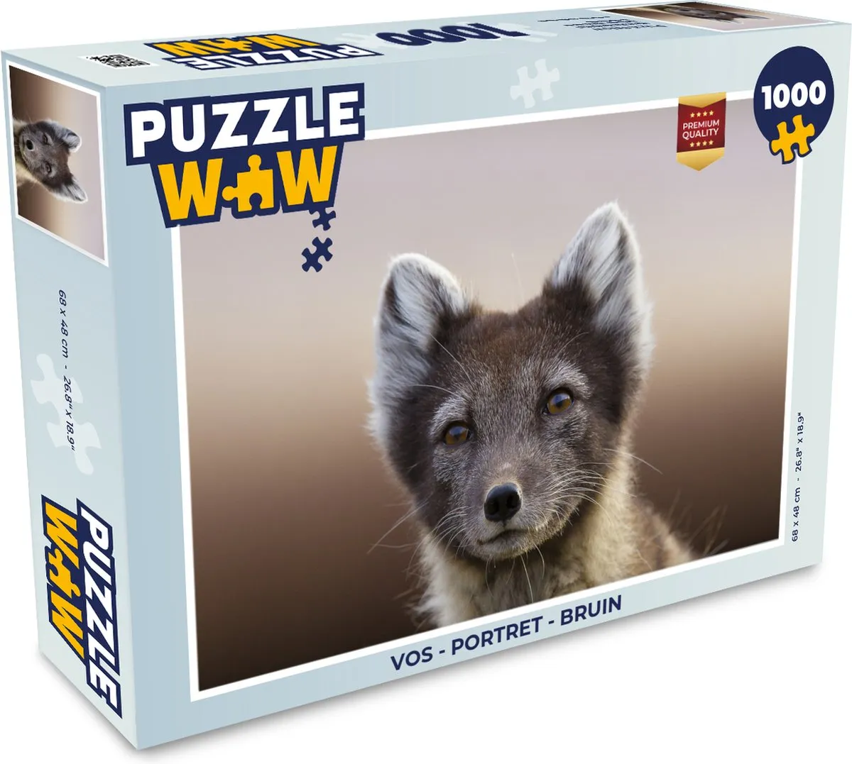 PuzzleWow Vos Portret Legpuzzel 1000 Stuks