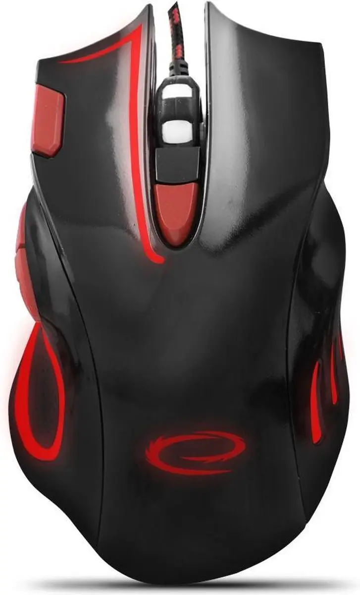 Optische USB Game Muis 7D Hawk met LED