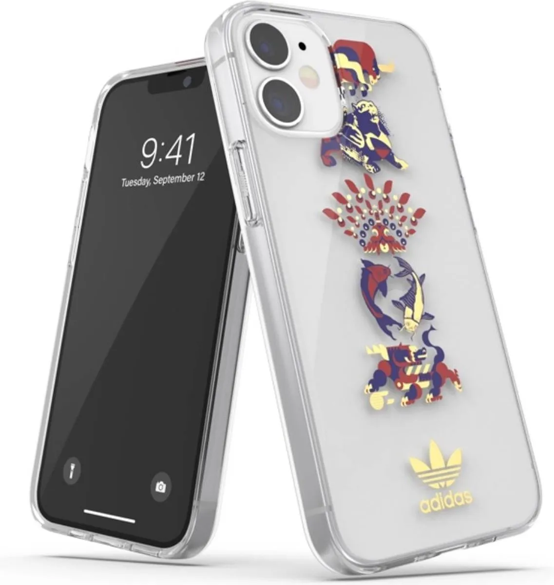 Adidas Clear Case CNY TPU iPhone 12 Mini - Kleurrijk