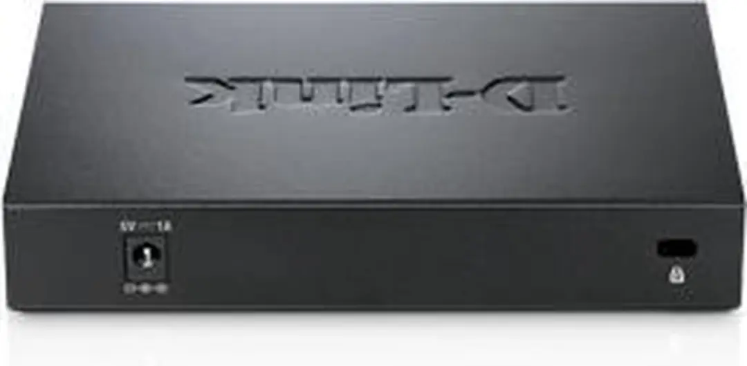 D-Link DES-108 Netwerkswitch 8 Poorten - Zwart - afbeelding 4 van 5