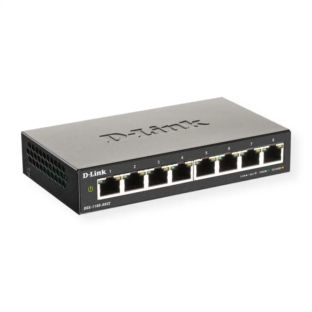 D-Link DGS-1100-08V2 Netwerkswitch