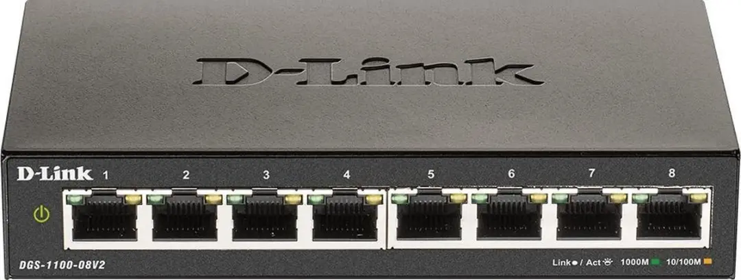 D-Link DGS-1100-08V2 Netwerkswitch - 8 Poorten - Managed - afbeelding 5 van 5