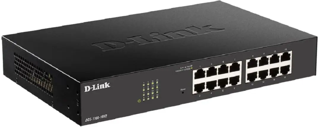 D-Link DGS-1100-16V2/E Netwerk-switch - 16 poorten - afbeelding 3 van 3