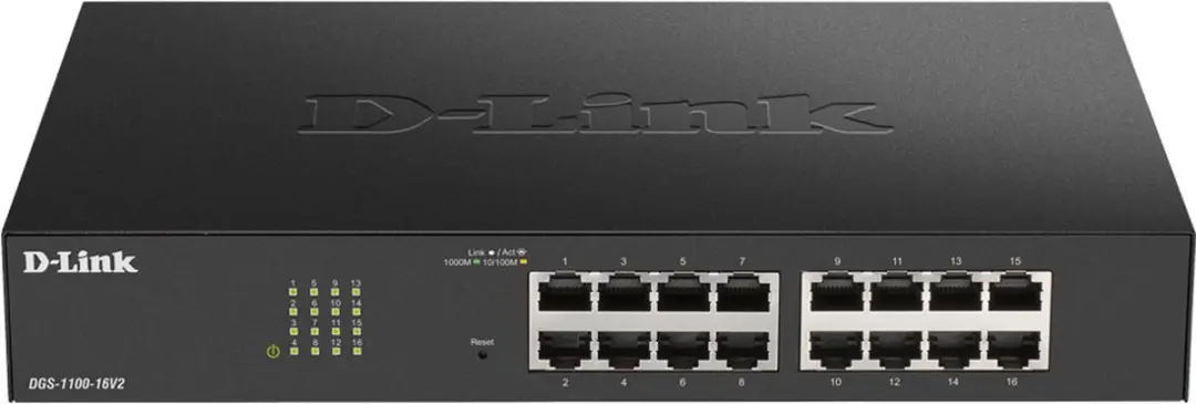 D-Link DGS-1100-16V2/E Netwerk-switch