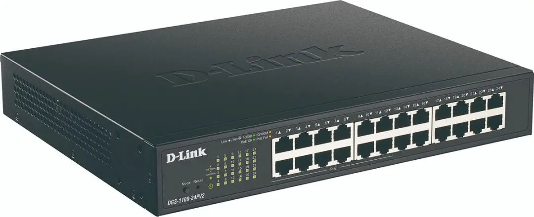 D-Link DGS-1100-24PV2/E Switch - Zwart - afbeelding 3 van 6