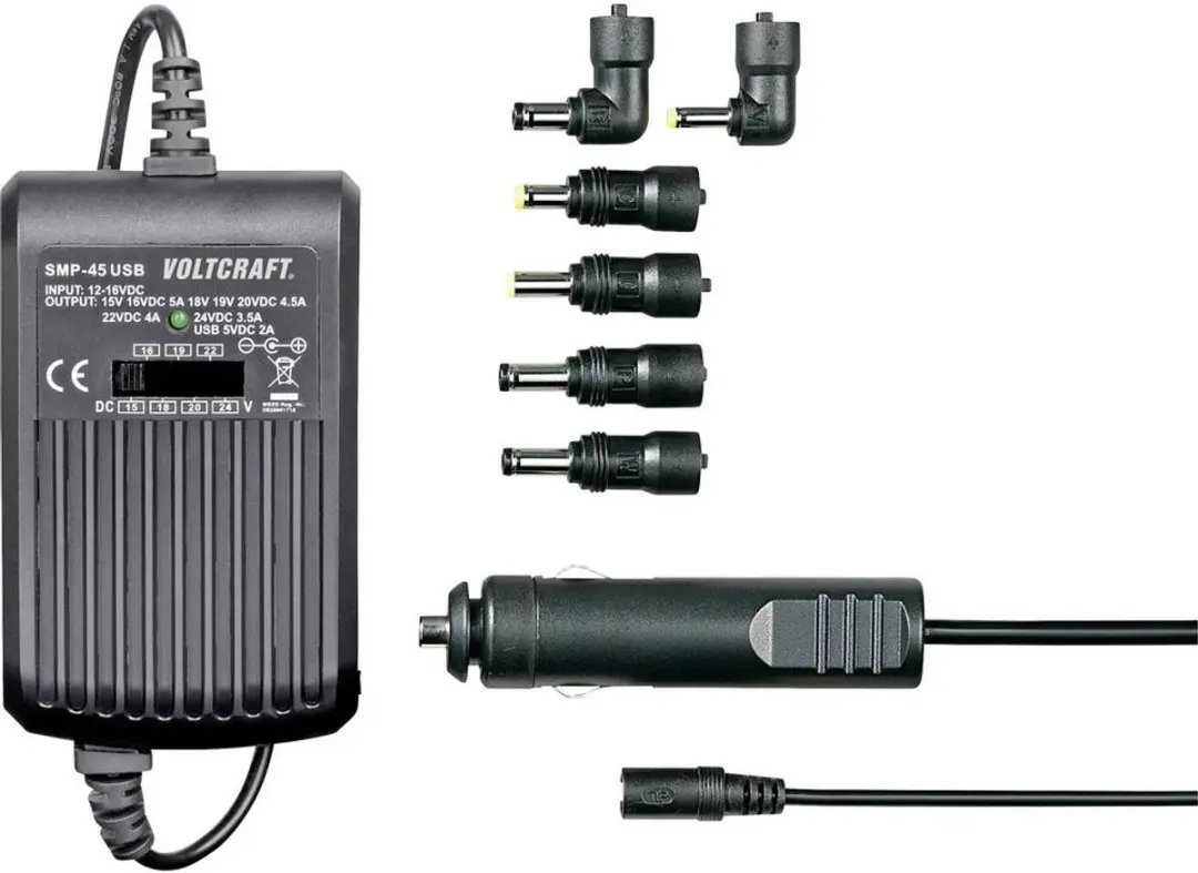 Voltcraft SMP-45 USB Laptop Netvoeding 45W
