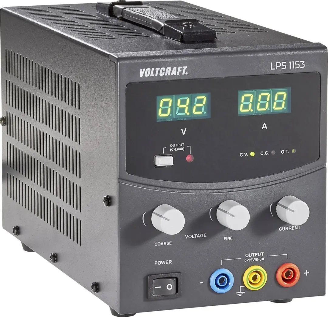 Voltcraft LPS1153 Labvoeding - 0-15V 0-3A 45W - afbeelding 3 van 5
