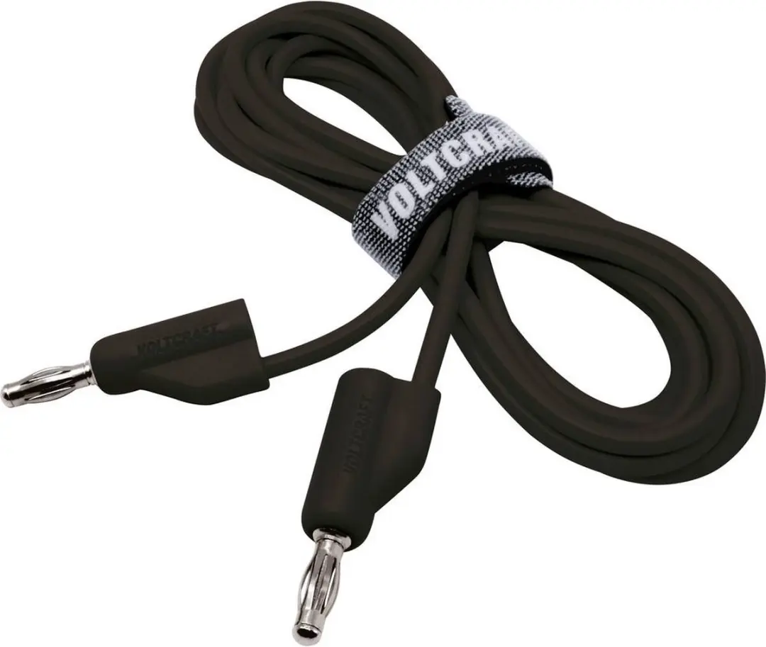 Voltcraft MSB-300 Meetsnoer Banaanstekker 4 mm 2,00 m Zwart - afbeelding 3 van 6