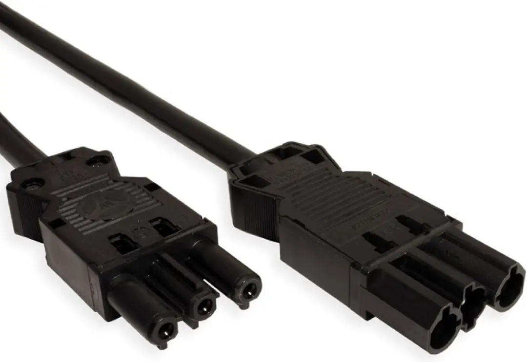Bachmann 375.053 Apparaatverlengkabel GST18 1m Zwart - afbeelding 5 van 6