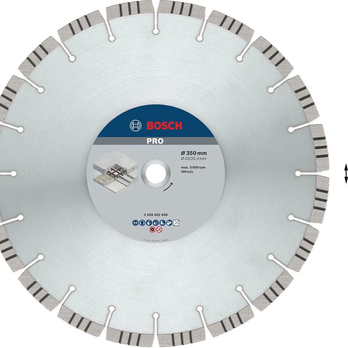 Bosch Professional Diamantschijf Best Concrete 350mm - 25,4mm As - Beton
