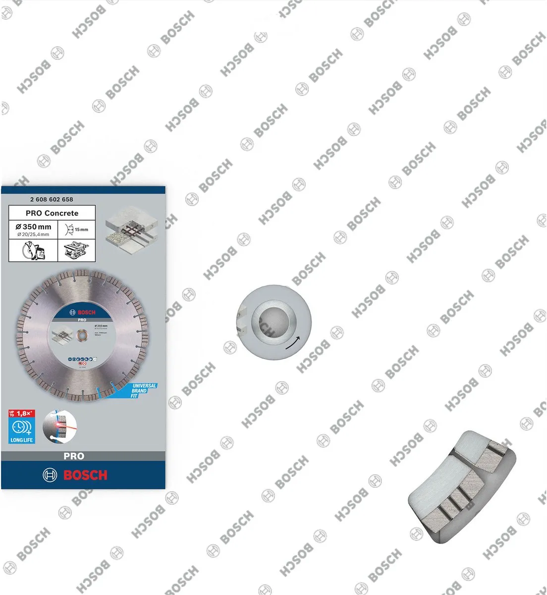 Bosch Professional Diamantschijf Best Concrete 350mm - 25,4mm As - Beton