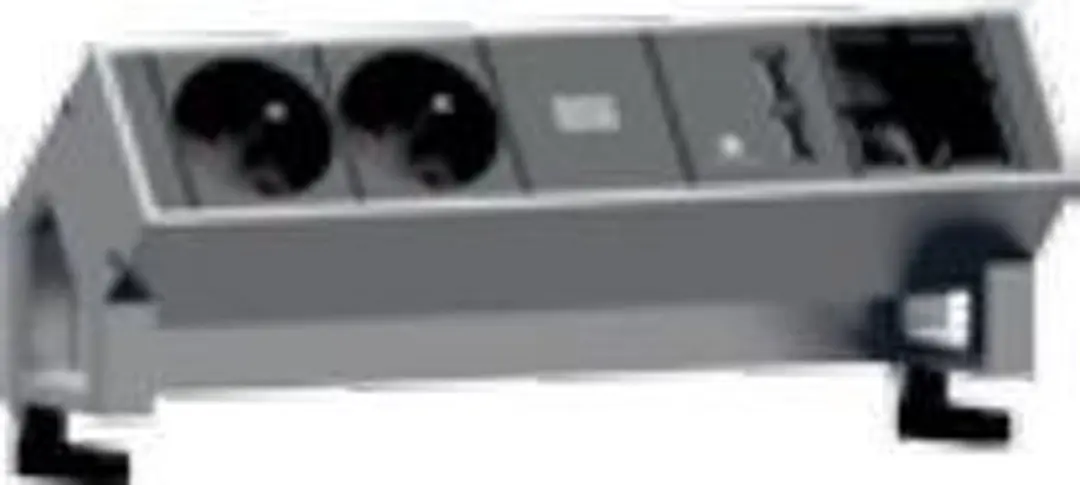 Bachmann DESK2 902.428 Stekkerdoos - 2x Schuko, 1x USB - afbeelding 2 van 2