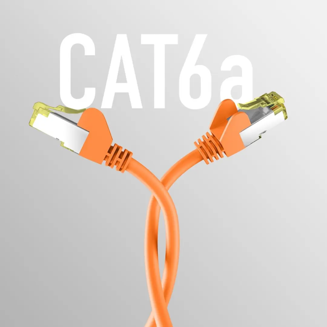 EFB Elektronik EC020200116 Cat6a Netwerkkabel 50m - Oranje - afbeelding 2 van 2
