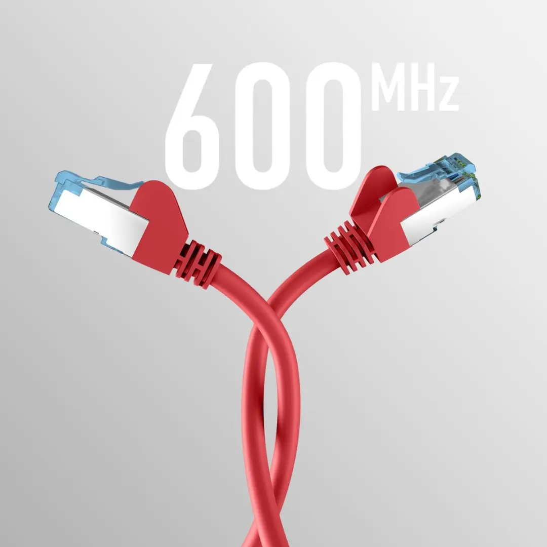 EFB Elektronik CAT7 RJ45 Patchkabel S/FTP - 20m - Rood - afbeelding 2 van 2