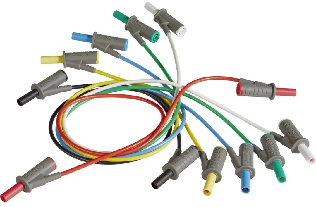 Voltcraft MSB-501 Veiligheidsmeetsnoer - 0.50 m - Zwart - afbeelding 2 van 6
