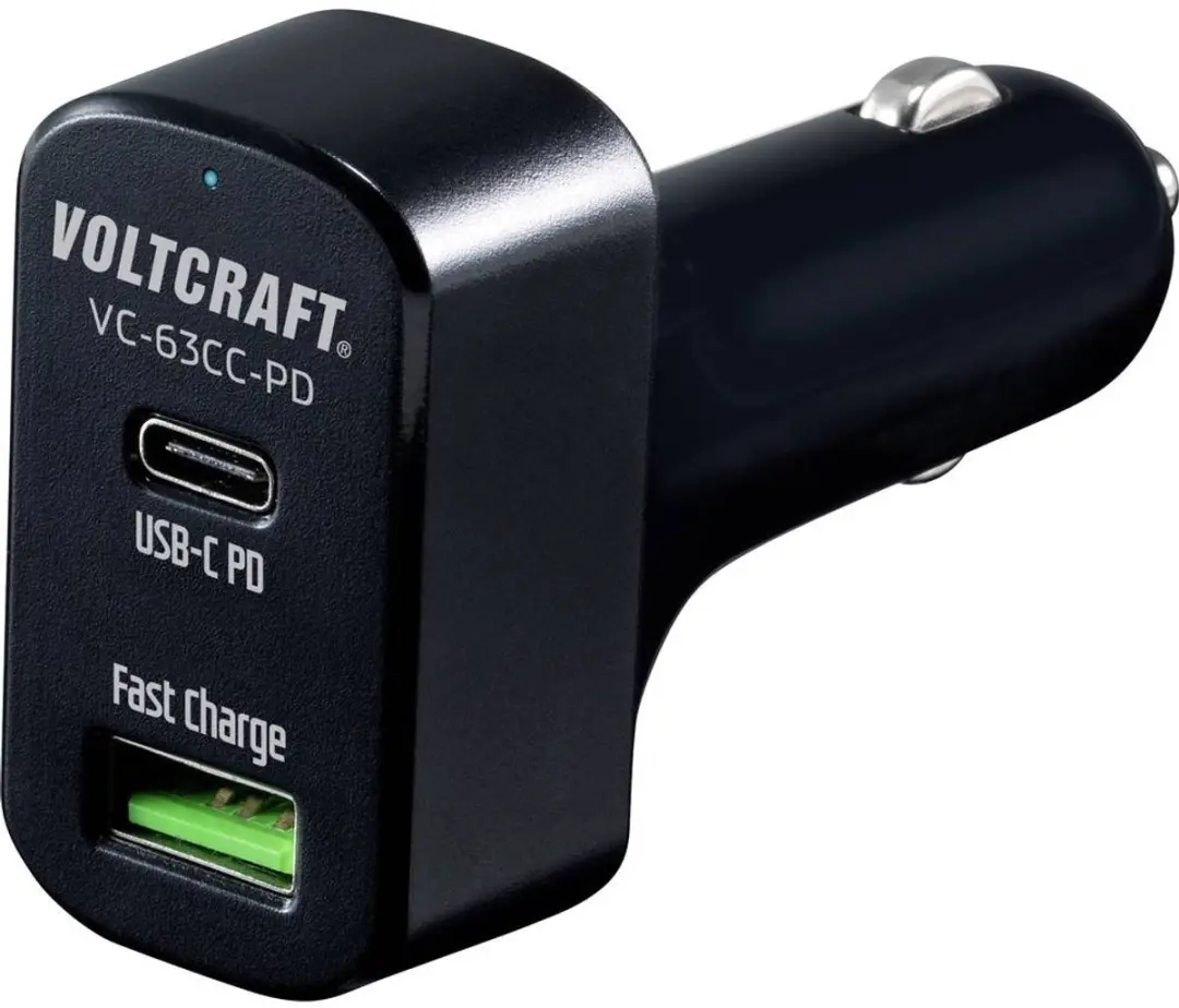 Voltcraft VC-63CC-PD Autolader 63W - Zwart - afbeelding 2 van 5