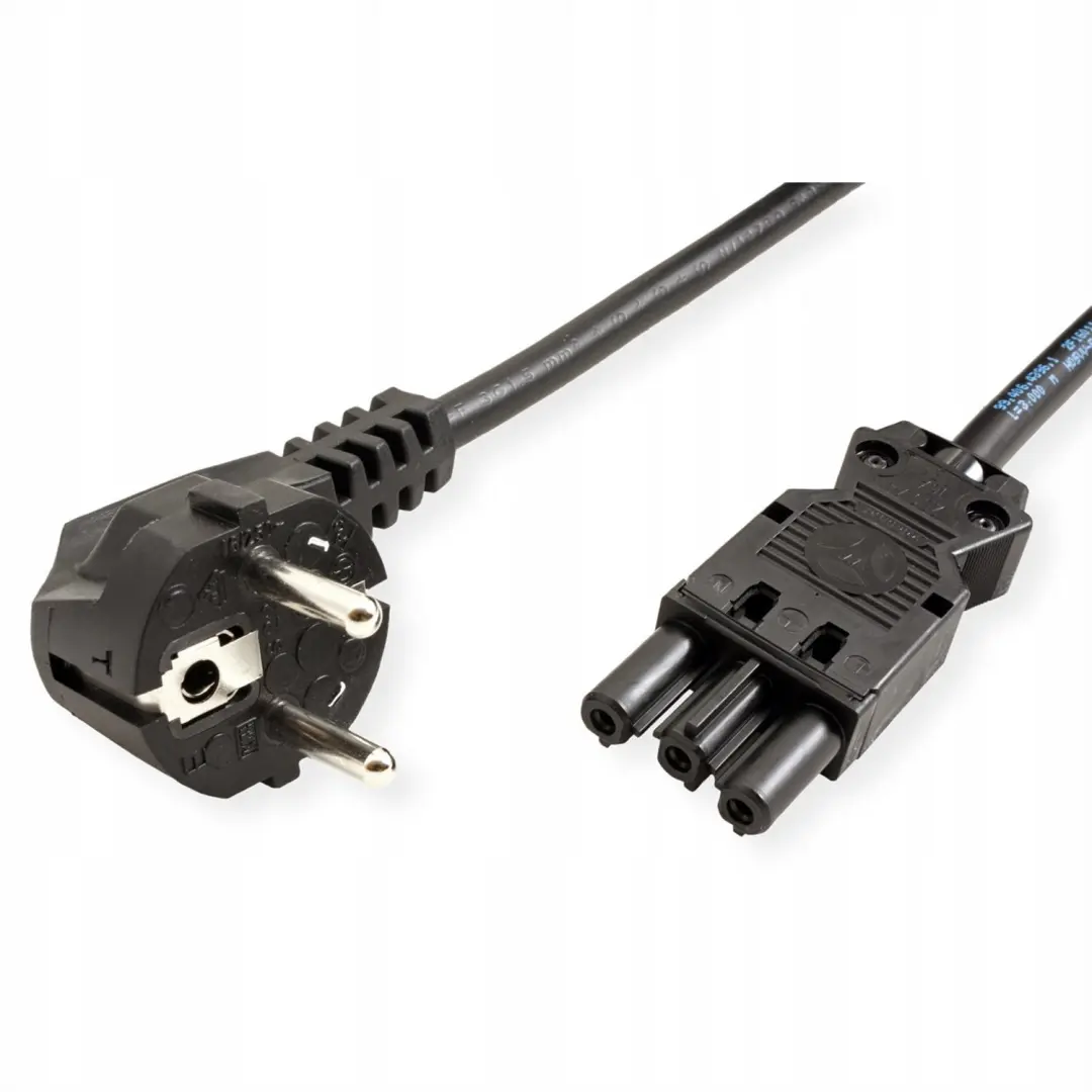 Bachmann GST18-3 Stroomkabel met Randaarde - 7m - Zwart - afbeelding 2 van 5