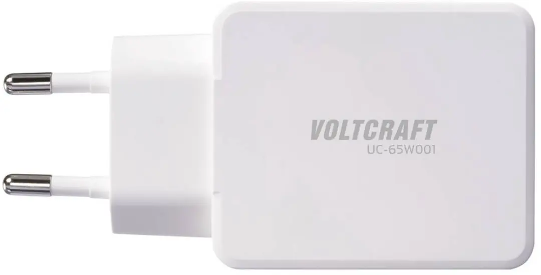 Voltcraft UC-1C1A65W01 USB-oplader 65W - Wit - afbeelding 2 van 4