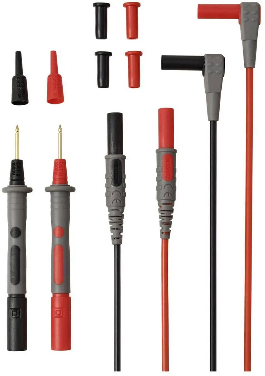 Voltcraft MSL-850 Meetsnoer 4 mm - 1.2 m - Rood/Zwart - afbeelding 4 van 4
