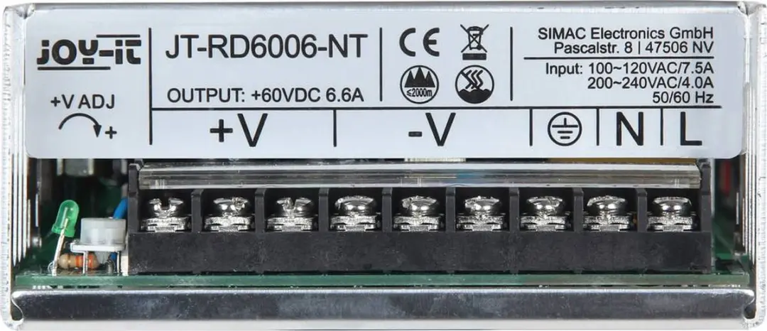 Joy-it RD6006 Industriële Voeding JT-RD6006-NT - 400W - afbeelding 3 van 4