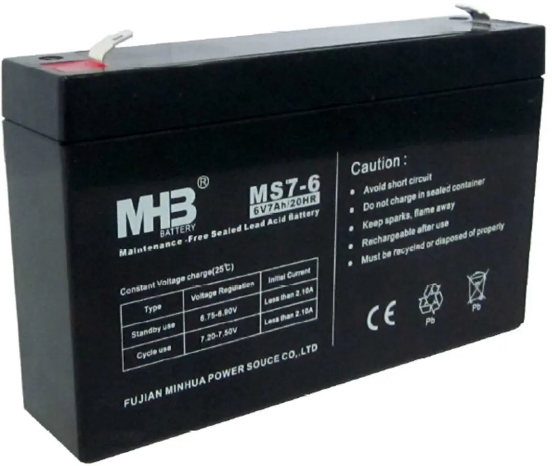 PowerWalker MHB MS7-6 Loodaccu 6V 7Ah