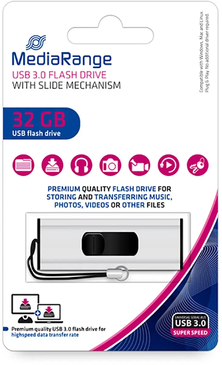 MediaRange SuperSpeed USB-stick MR916 - 32 GB - afbeelding 3 van 6
