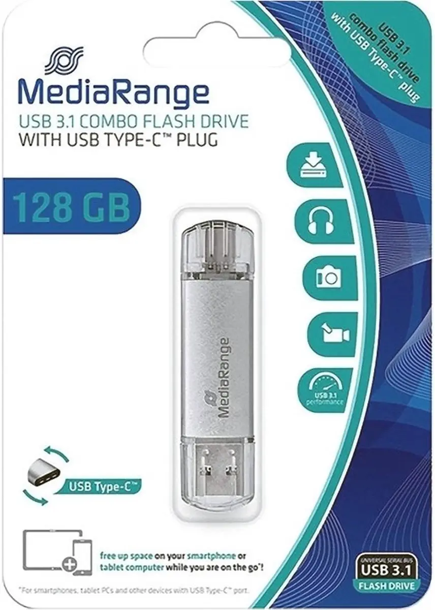 MediaRange MR938 USB-stick 128GB