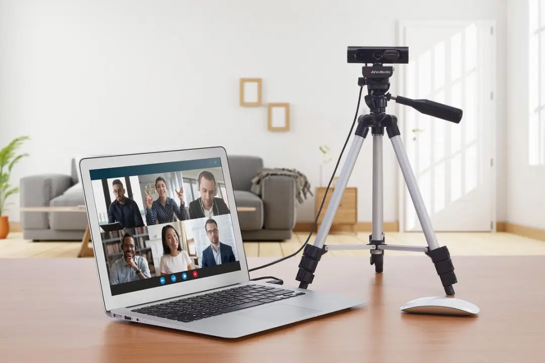AVerMedia PW315 Webcam - Zwart - afbeelding 4 van 6