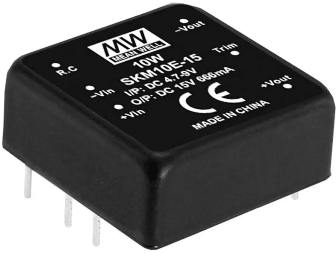 Mean Well SKM10B-12 DC/DC-convertermodule 10W 833mA