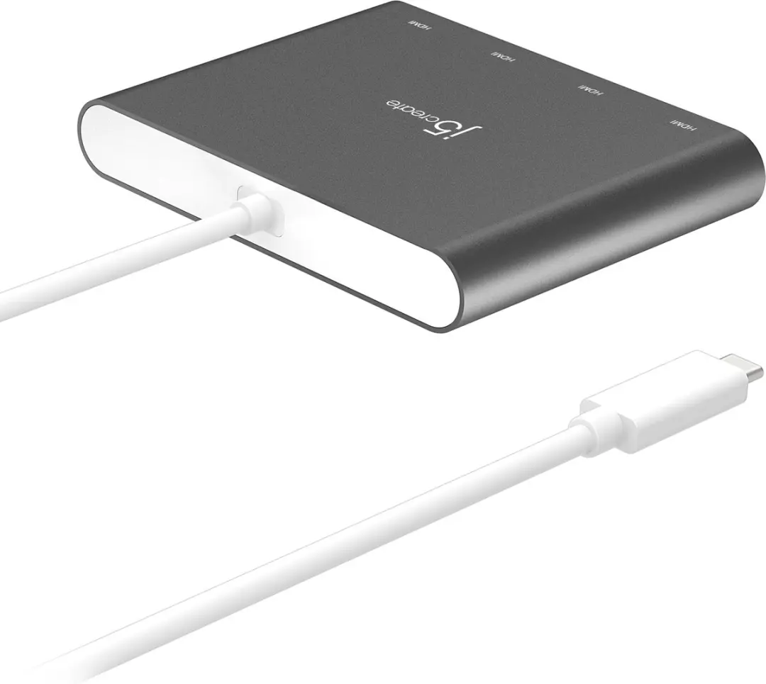 j5create JCA366-N USB-C naar HDMI Videoadapter - Zilver - afbeelding 5 van 6