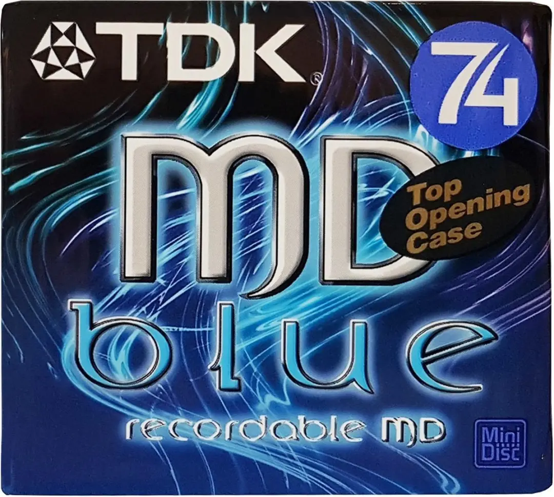 TDK 74 MD Blue recordable minidisc