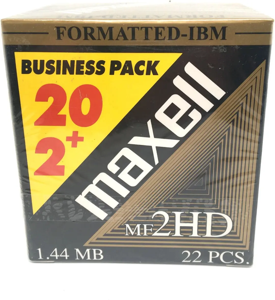 Maxell MF-2HD IBM Formatted Floppy Diskettes 20+2 Pack / Maxell Floppy Diskettes