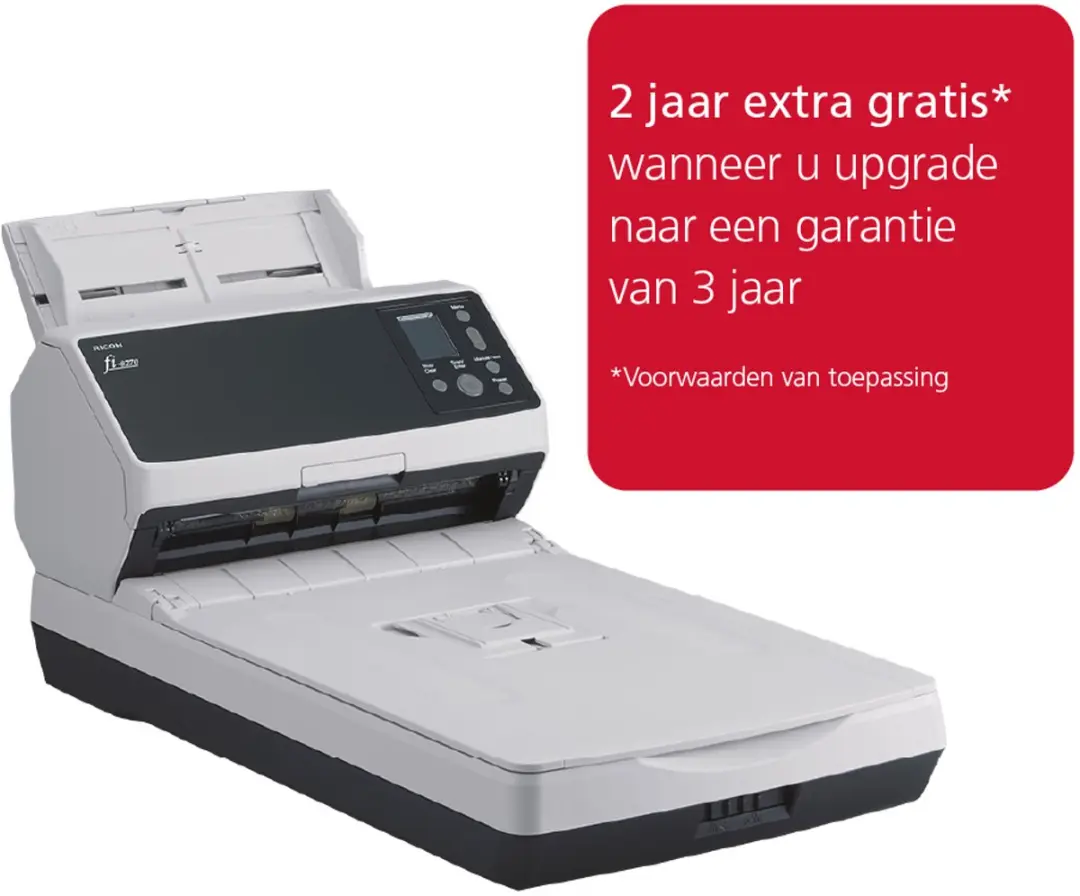 Ricoh fi-8270 PA03810-B551 Scanner - A4 - Zwart/Grijs - afbeelding 3 van 6