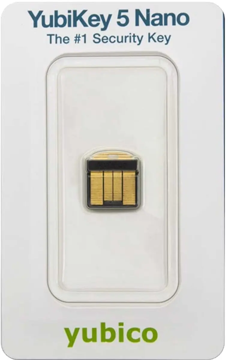 Yubico YubiKey 5 Nano - Zwart/Goud - afbeelding 5 van 6
