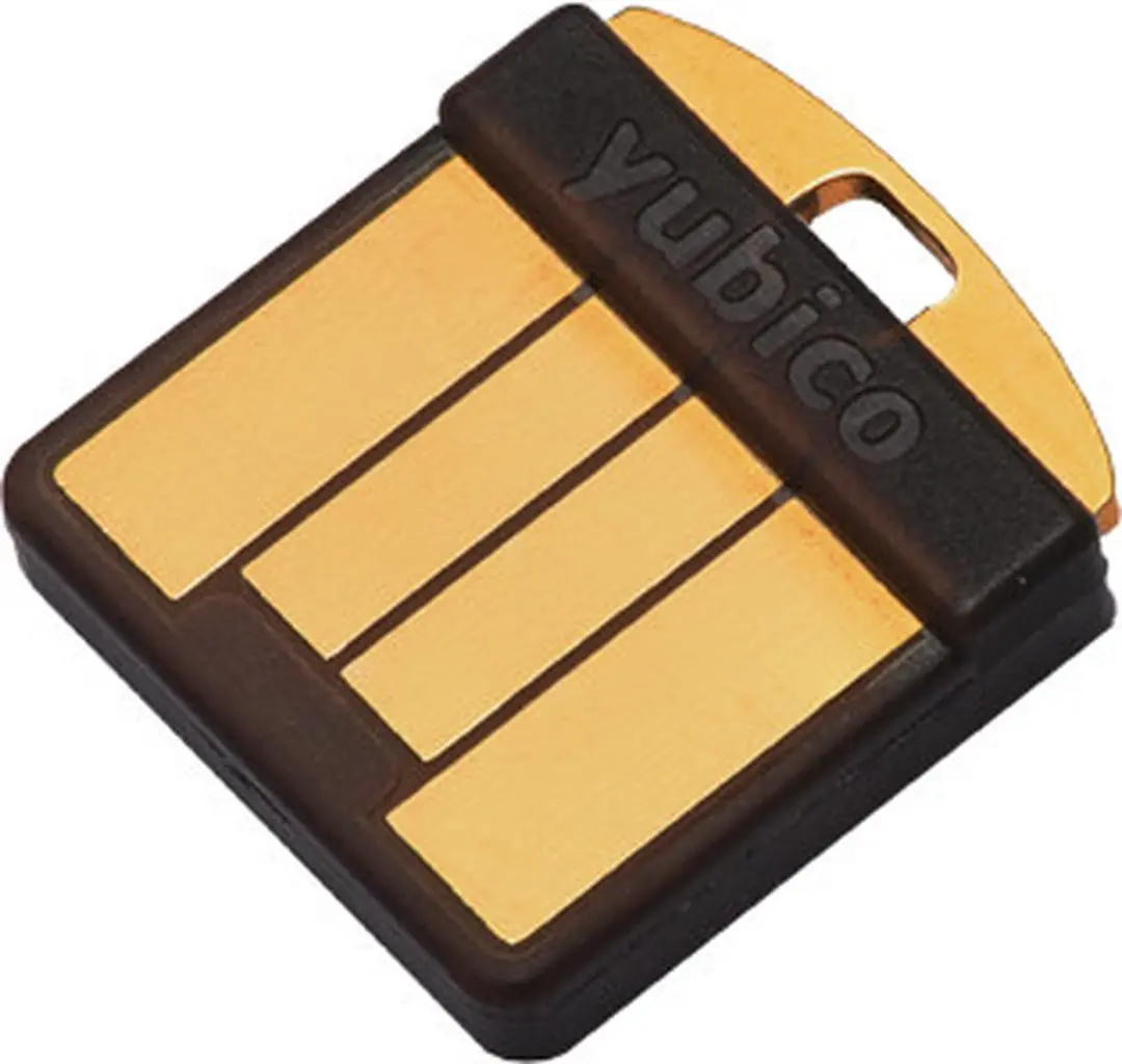 Yubico YubiKey 5 Nano - Zwart/Goud - afbeelding 2 van 6