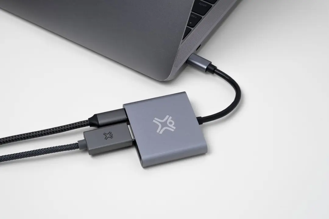 XtremeMac USB-C Hub XWH-HUB3-13 - 3 Poorten - Grijs - afbeelding 4 van 6