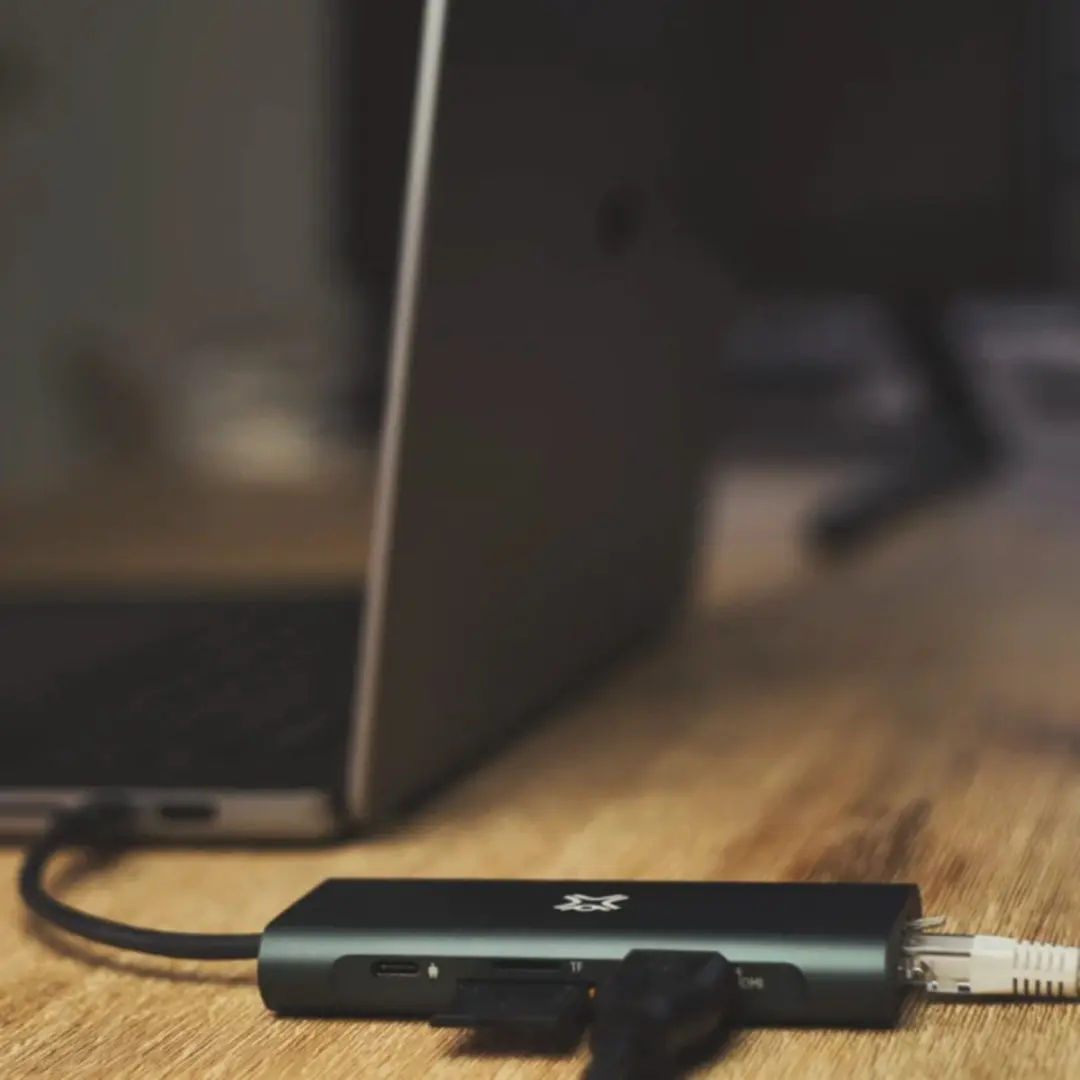 XtremeMac XWH-HUB8-13 USB-C Hub - Grijs - afbeelding 5 van 6