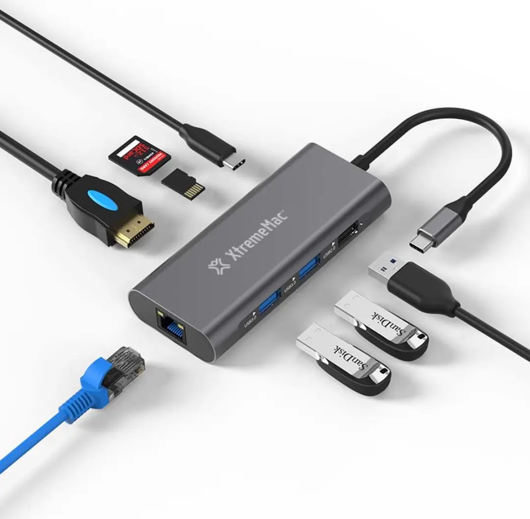 XtremeMac XWH-HUB8-13 USB-C Hub
