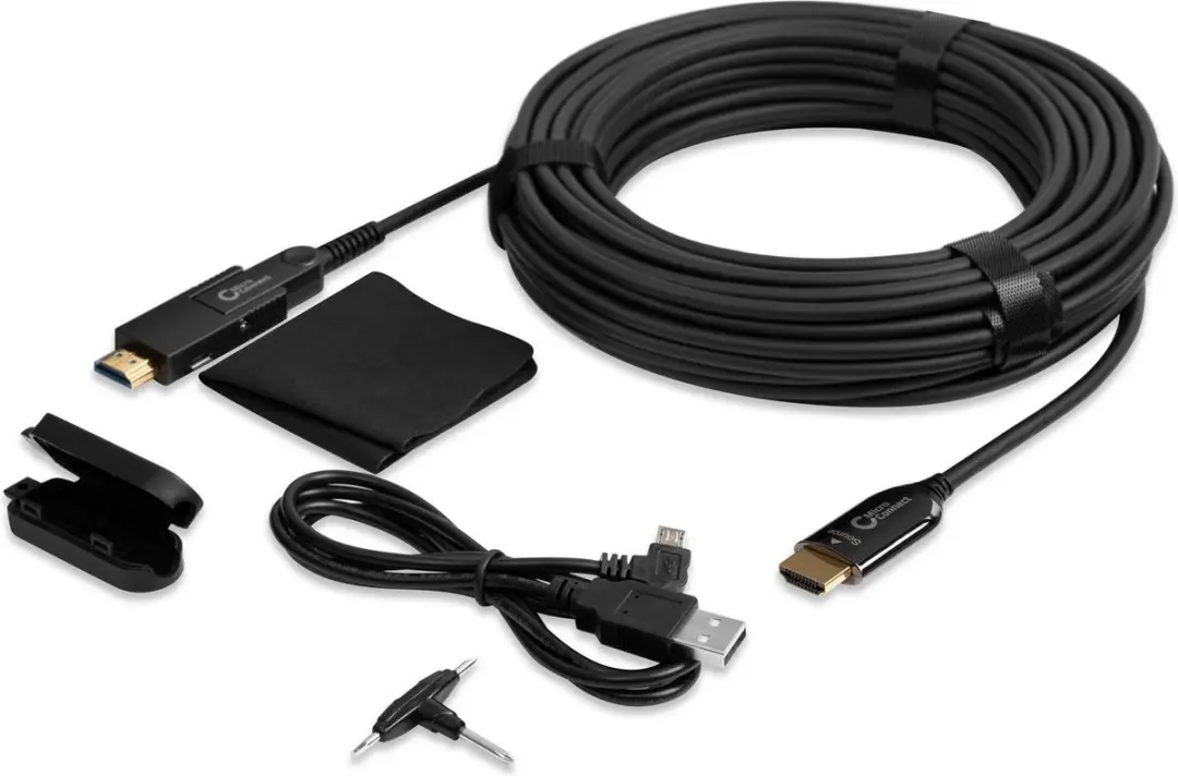 MicroConnect HDM191920V2.0DOP HDMI Kabel 20m - Zwart - afbeelding 2 van 6