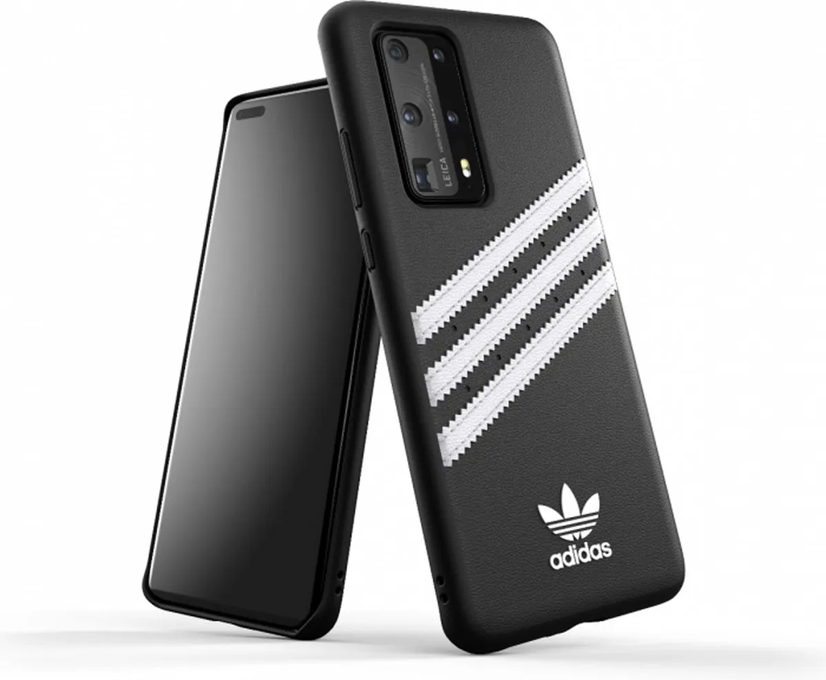 Adidas 3-Stripes Back Case Huawei P40 Pro - Zwart
