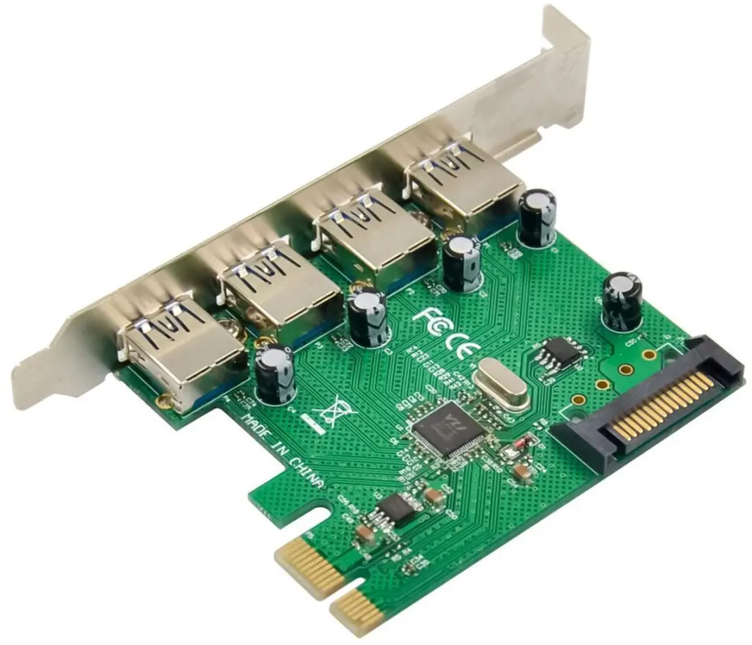 Microconnect MC-USB3.0-T4B Interfacekaart - 4-poorts PCIe - afbeelding 3 van 4