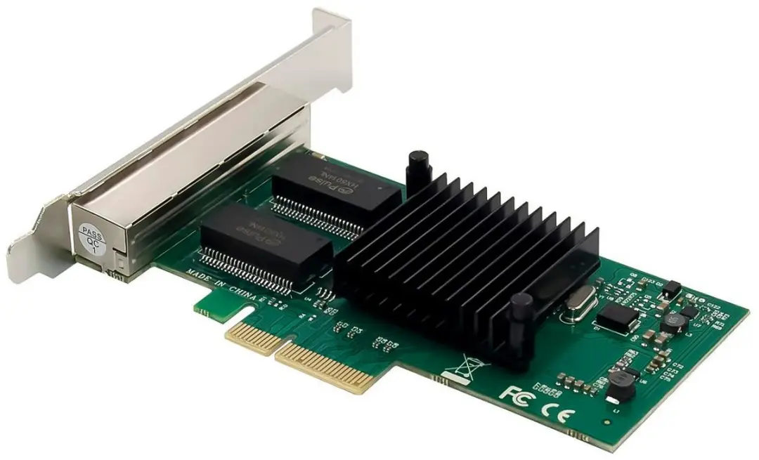 MicroConnect MC-PCIEX4-I350-T4-1GBE Netwerkkaart - Zwart - afbeelding 3 van 6
