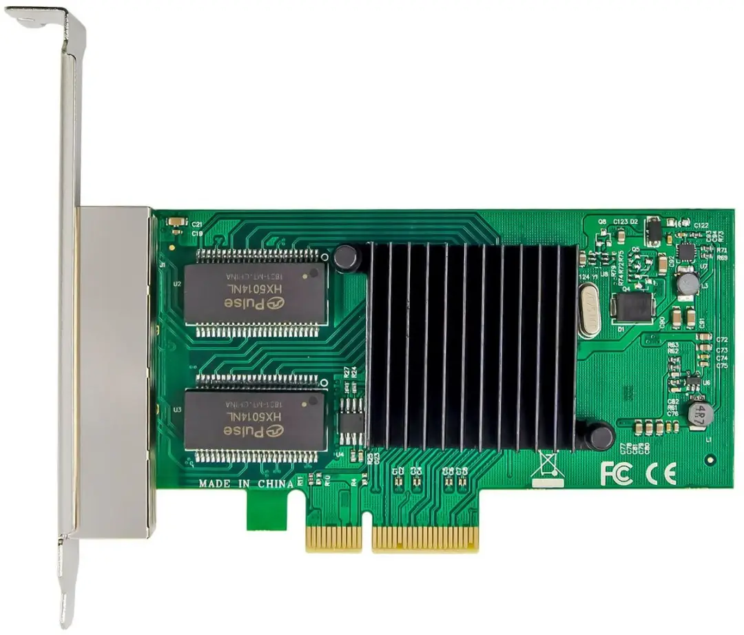 MicroConnect MC-PCIEX4-I350-T4-1GBE Netwerkkaart - Zwart - afbeelding 4 van 6