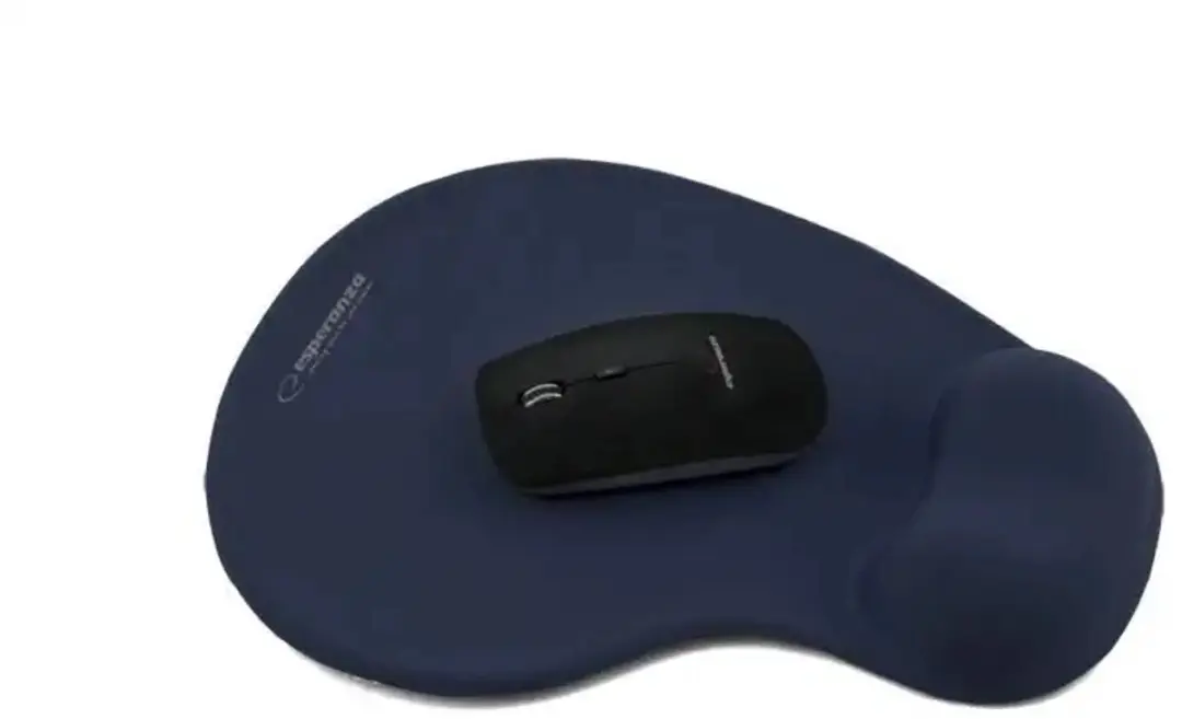 Esperanza EA137B Ergonomische Gelmuismat - Blauw - afbeelding 2 van 5