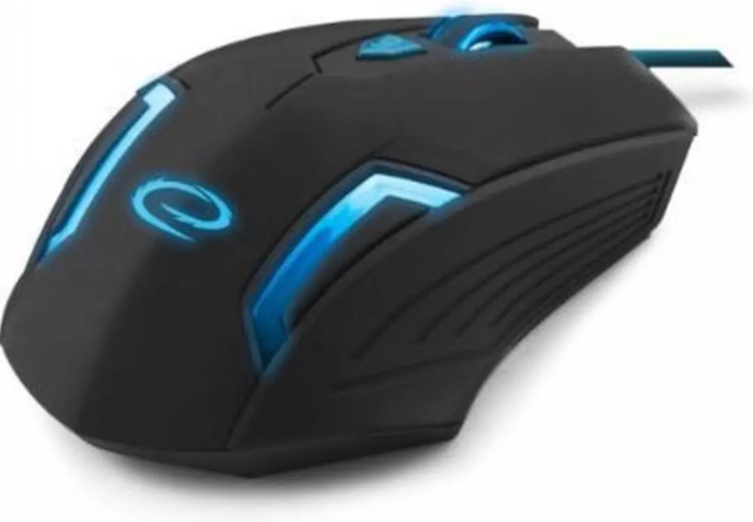 Esperanza Fighter EGM205B Gaming Muis - Zwart/Blauw - afbeelding 3 van 5